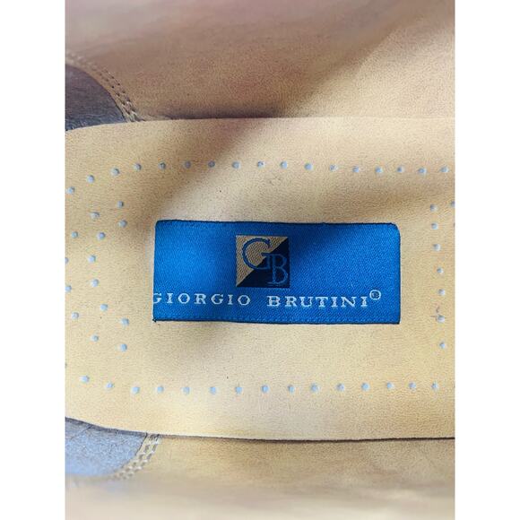 Giorgio Brutini - Men’s Blue Oxford Genuine Leather Shoes size 12 - SHARP!! - Picture 7 of 9